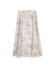Load image into Gallery viewer, J BRIN FLORAL SILK SKIRT
