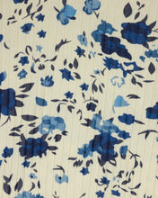 Load image into Gallery viewer, J FLORAL PRINTED RIBBED TEE

