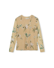 Load image into Gallery viewer, J CRINKLE PRINT PRINTED MESH TOP
