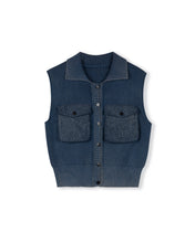 Load image into Gallery viewer, J MINERAL WASH POCKET VEST

