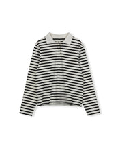 Load image into Gallery viewer, J PIQUE COLLAR STRIPE TEE
