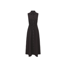 Load image into Gallery viewer, J PINSTRIPE DRAWSTRING DRESS
