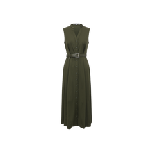 Load image into Gallery viewer, J POPLIN BELTED V-NECK JUMPER
