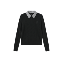 Load image into Gallery viewer, J REMOVABLE COLLAR KNIT SWEATER
