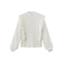 Load image into Gallery viewer, J FLUTTER KNIT SWEATER
