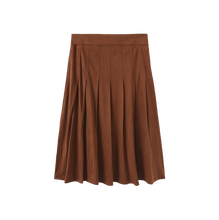 Load image into Gallery viewer, J JAKE SUEDE PLEATED SKIRT
