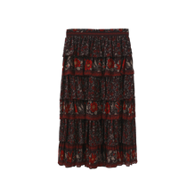 Load image into Gallery viewer, J CHELSEA FLORAL RUFFLE SKIRT

