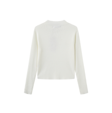 Load image into Gallery viewer, J RIBBED KNIT CRYSTLE TOP
