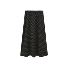 Load image into Gallery viewer, J BELTED PLAID WOOL SKIRT
