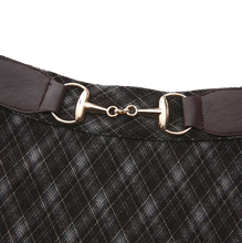 Load image into Gallery viewer, J BELTED PLAID WOOL SKIRT

