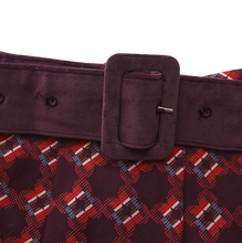 Load image into Gallery viewer, J GLAZER BELTED PRINTED SKIRT
