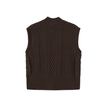 Load image into Gallery viewer, J CHUNKY KNIT RIBBED EDGE VEST
