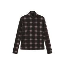 Load image into Gallery viewer, J MESH PLAID TURTLENECK
