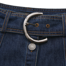 Load image into Gallery viewer, J DENIM BELT DETAILED SKIRT
