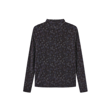 Load image into Gallery viewer, J ELM MESH PRINTED TURTLENECK TOP
