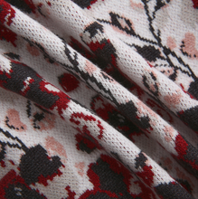 Load image into Gallery viewer, J COLLARED PRINTED KNIT CARDIGAN
