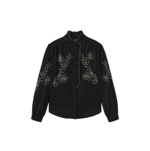 Load image into Gallery viewer, J EMBROIDERED SCALLOP TOP
