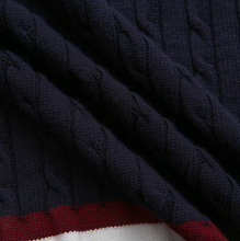 Load image into Gallery viewer, J CABLE KNIT TRIMMING SWEATER
