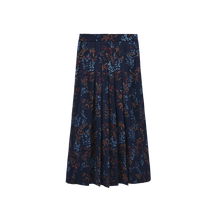 Load image into Gallery viewer, J HALF PLEAT FLORAL SKIRT
