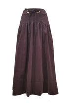 Load image into Gallery viewer, J CORDUROY ROUNDED YOLK SKIRT
