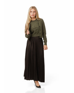 LU EMBROIDERED KNIT TOP