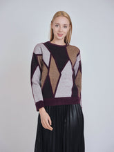 Load image into Gallery viewer, YAL DIAMOND DETAIL FURRY SWEATER - Tops
