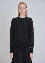 Load image into Gallery viewer, YAL DROP SHOULDER STITCH SWEATER - Tops
