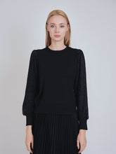 Load image into Gallery viewer, YAL FABRIC PUFF SLEEVE SWEATER - Tops

