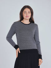 Load image into Gallery viewer, YAL MINI CHAIN PRINT SWEATER - Tops
