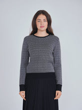 Load image into Gallery viewer, YAL MINI CHAIN PRINT SWEATER - Tops
