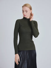 Load image into Gallery viewer, YAL MOCK NK RIB SWEATER - Tops
