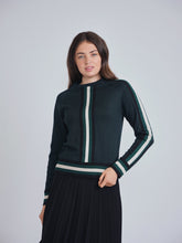 Load image into Gallery viewer, YAL MULTI COLOR STRIPE DETAIL SWEATER - Tops
