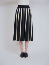Load image into Gallery viewer, YAL MULTI COLOR VERT STRIPE SKIRT - Skirts
