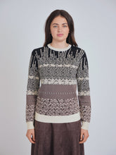 Load image into Gallery viewer, YAL MULTI PRINT SHIMMER SWEATER - Tops
