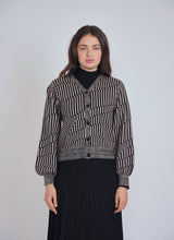 Load image into Gallery viewer, YAL PUFF SLEEVE V NECK CARDI - Tops
