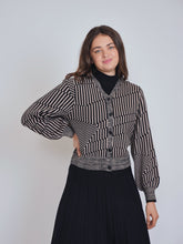 Load image into Gallery viewer, YAL PUFF SLEEVE V NECK CARDI - Tops
