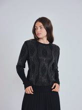 Load image into Gallery viewer, YAL STUDDED WAVE DETAIL SWEATER - Tops

