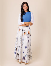 Load image into Gallery viewer, LI ABSTRACT DESIGN FULL SILKY SKIRT
