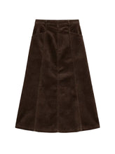 Load image into Gallery viewer, WF CORDUROY POCKET SKIRT 35"
