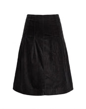 Load image into Gallery viewer, LI BOX PLEATED VELOUR SKIRT

