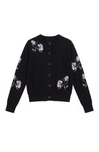 Load image into Gallery viewer, IV FLORAL EMBROIDERED CARDIGAN
