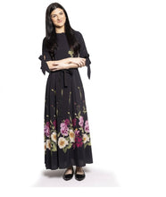 Load image into Gallery viewer, LI LAVENDER FLOWERS FULL SKIRT DRESS
