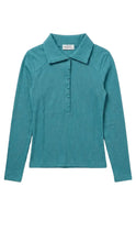 Load image into Gallery viewer, MISTÊ SNAP COLLAR TEE
