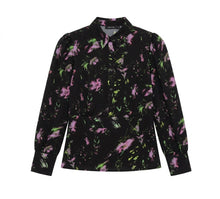 Load image into Gallery viewer, IV FLORAL PRINT LINED BLOUSE
