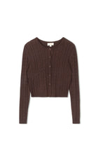 Load image into Gallery viewer, TG CHUNKY BRAIDED CABLE CARDI
