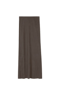 TG BRUSHED STRAIGHT SLIP SKIRT