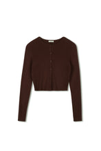 Load image into Gallery viewer, TG KNIT CROPPED CARDI
