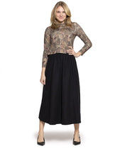 Load image into Gallery viewer, LI LEAVES MOCK NECK TOP
