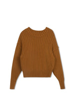 Load image into Gallery viewer, TG POINT CHUNKY CREW SWEATER
