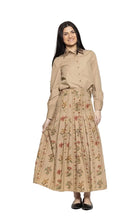 Load image into Gallery viewer, LI FLORAL PLEATED COTTON SKIRT
